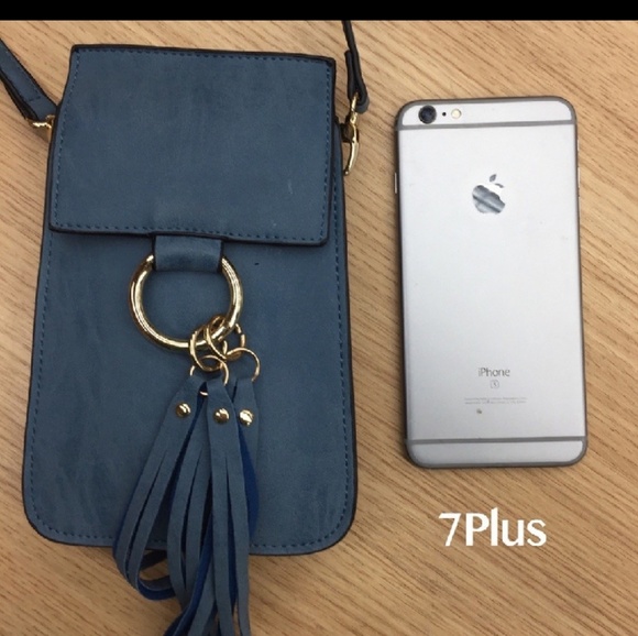 Cell Phone Fringe Tassel Crossbody_B - Picture 2 of 7
